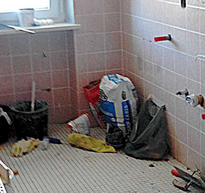 Badsanierung vorher